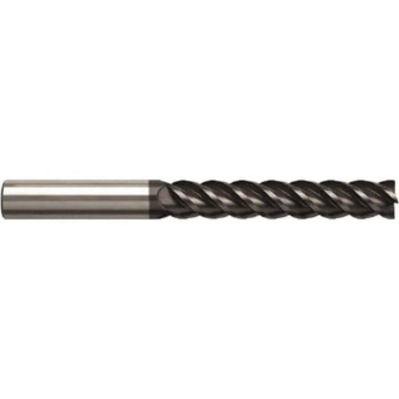 Seco Tools 3mm, 17mm LOC, 6mm Shank Diam, 57mm OAL, 4 Flute, Solid Carbide Square End Mill Single End, NXT Finish, He...